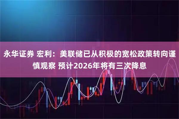 永华证券 宏利：美联储已从积极的宽松政策转向谨慎观察 预计2026年将有三次降息